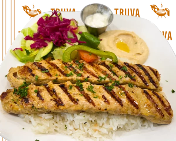 Chicken Adana Kebab Plate