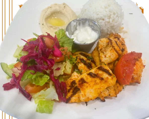 Chicken Kebab Plate